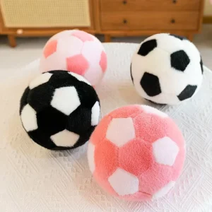 Simulation Football Plush Toy Children’s Doll Round Soccer Ball Soft Throw Pillow Grab Machine Football Plush Toys