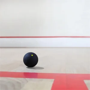 Single Yellow Dot Rubber Squash Ball Intermediate Slow Speed 39mm Standard International Match Ball Professional Training