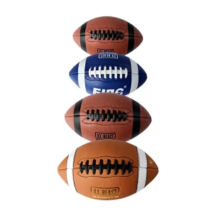Size 3 6 9 PU Leather American Football Durable Non-slip Wear-Resistant Rugby Ball Youth Adult Flag Football Training