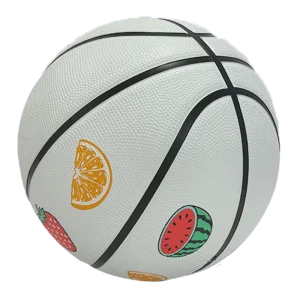 Size 5 6 Flexible Durable Cute Pattern Rubber Basketball Indoor Outdoor Entertainment Kids Customize Logo