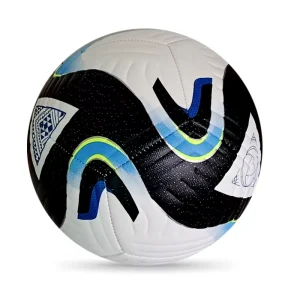 Size 5 Blue Soccer Balls PU Material Outdoor Grass Resistant Match Sewing Training Football Adults Balls Futsal Ball