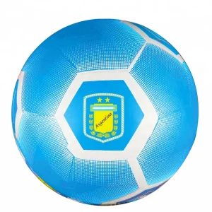 Size 5 Custom Logo Sports Official Inflatable Rubber Football Ball