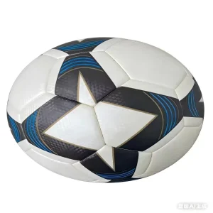 Size 5 PU Leather Machine Stitched Thermal Bonded Soccer Ball for Adult Match Training