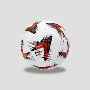 Size 5 Soccer Ball Custom Logo Stitched Leather Football with Nylon Winding Sports Matches Training