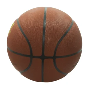 Size 7 PU Custom Thermal Bonded Breathable Flexible Brown Basketball for Indoor Outdoor Games or Training