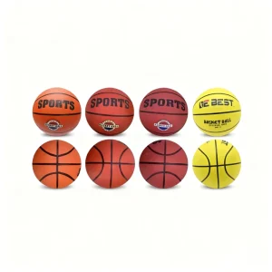 Size 7 Rubber Basketball for Adults Youth Outdoor Play Anti Slip Thick Durable Water Resistant Cover with Good Grip