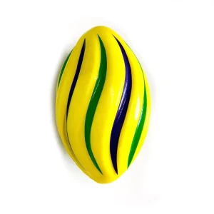 Size 7” and 5” Custom Logo Spiral American Football PU Foam Stress Rugby Ball for Promotion