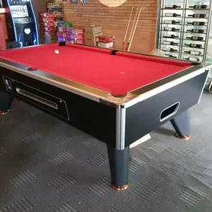 Slate Bed 7FT 8FT Coin-Op Pool Table for Bar Business, Commercial Use, Billiard Table