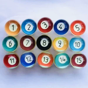 Small Clear Rubber Pool Ball Bouncy Balls Toy