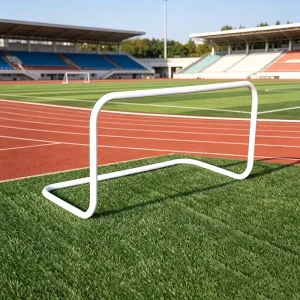 Small Foldable Soccer Goal Mini Football Net With Sturdy Frame Ideal For Youth Training Garden Play