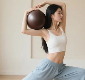 Small PVC Pilates Ball Anti Burst Gym Exercise Balance Yoga Ball 25 cm Stability Ball Inflate Soft Eco Friendly Custom Logo