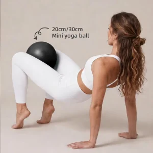Small Yoga Balls with Pump 20 25cm Custom Logo PVC Pilates Kitchen Exercise Ball Fitness Accessories