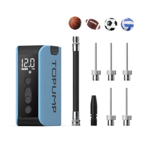 Smart Digital Pressure Gauge Basketball Soccer Ball Pump Battery Powered Rechargeable Electric Air Pump for Ball