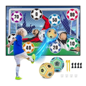 Soccer Ball Games Backyard Outdoor Indoor Mini Soccer Toys Games Set Birthday Gift Outside Toys Yard Backyard Games