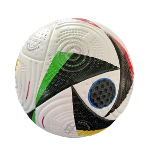 Soccer Ball PU Leather Material Size 5 Match Training Promotional Use Customizable Logo