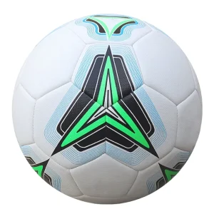 Soccer Ball Team Match Green Seamless PU Leather Official Size 5 Grass Outdoor Indoor Game Use Group Training Balls