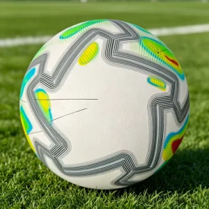 Soccer Balls Match Custom Print Laminated PU Thermal Bonded Durable Lightweight Indoor/Outdoor