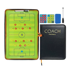 Soccer Coaching Board Tactical Magnetic Board Kit Portable Strategy Coach Board with Dry Erase Marker