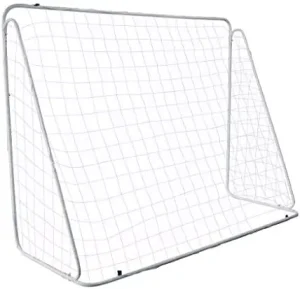 Soccer Goal 8 X 5.6 Ft 2 in 1 Powder Coated Soccer Goal Frame with All Weather Net Detachable Target Goal Net for Skills