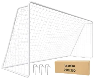 Soccer Goal 8 X 5.6 Ft Powder Coated Soccer Goal Frame with All Weather Net & Detachable Football goal