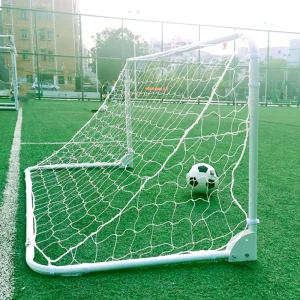 Soccer Net Custom Logo Resistant for Outdoor Sports Field Versatile Court Equipment