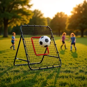 Soccer Rebound Net Training Soccer Kickback Target Goal Net for Kids and Teenagers