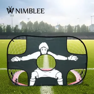 Soccer Tennis Stand Multifunctional Training Toy Soccer Stand 2 in 1 Portable Foldable Mobile Children’s Soccer Door