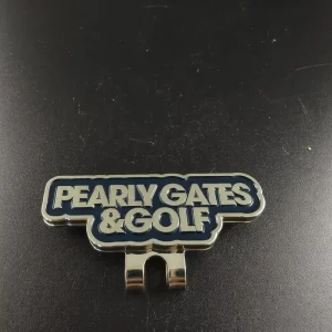 Soft Enamel Golfing Ballmark Nickel Plating Zinc Alloy Visor Clip Custom Design Team Logo Commemorative Souvenir OEM