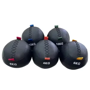 Soft PU Leather Medicine Ball 10KG Weight for Unisex Fitness Room Strength Training and Cardio Workout Core Training