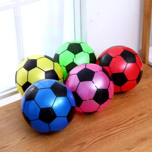 Soft Play Toy Ball Pit Outdoor Factory Direct Custom Mini Design Plastic Relief Stress PVC Inflatable Football Beach Ball