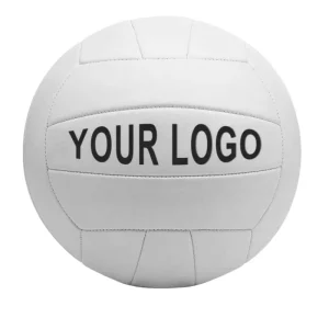 Soft Touch PU Material Custom Color Logo Plain White Official Size 5 Natural Rubber Bladder Beach Volleyball