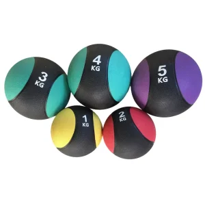 Soft Weighted 5kg Solid Rubber Non-Slip Medicine Ball for Core Abdomen Waist Balance Rehabilitation Fitness Training Durable