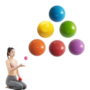 Soft Weighted Medicine Ball for Pilates Yoga Physical Therapy and Fitness PVC Soft Sand Filled Toning Balls