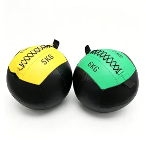 Soft Weighted Medicine Ball with Grips for Full Body Workout Sports Training
