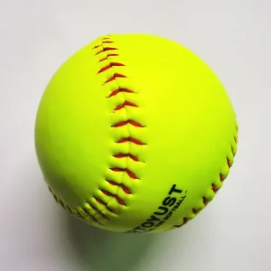 Softball Balls 12 Inch S300 Pro Softbol Yellow PVC Leather Softball for Promotion