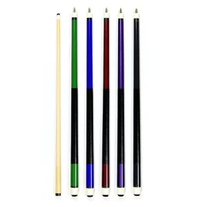 Solid Color Billiard Club Training Billiard Pool Cue 57″ With 13mm Tip