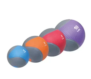 Solid Rubber 1 10kg 2 22lb Medicine Ball for Exercise and Balance Training