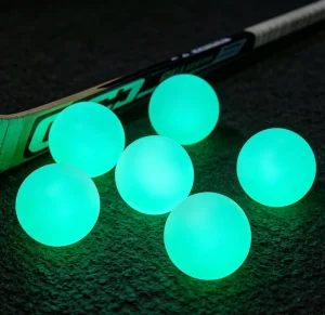 Solid Training Ball PVC Glow in the Dark Luminous Portable Street Ice Hockey Puck Beach Ball