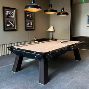 Solid Wood Legged Tempered Glass Pool Tables Clear Acrylic Pool Tables Complete With All Accessories Sizes 6~9 Feet