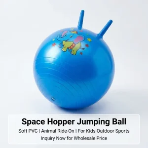 Space Hopper Jumping Ball Inflatable Bouncing Hopper Toy Soft PVC Animal Ride on Promotional Toy for Kids Outdoor Sports