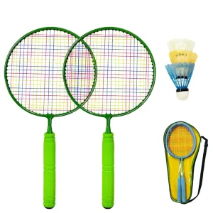Sport Carbon Racket 2 Player Kids Badminton Set With Long Life
