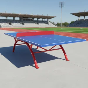 Sport Outdoor SMC Standard Blue Ping Pong Table Durable Adults 50Mm High End Mobile Waterproof Sunproof Table Tennis