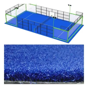 Sports Court Tennis Equipment Synthetic Grass Carpet Panoramic Padel Court Artificial Lawn