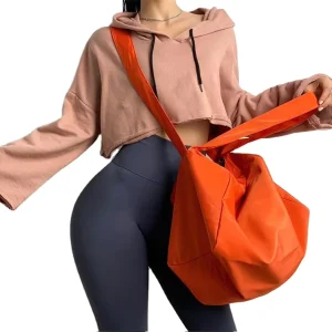 Sports Customized Personalized Shoulder Bag Women Portable Hand-held Gym Bag Large Capacity Yoga Training Bag