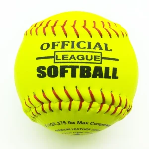 Sports Game Training Softball Balls Custom Logo Softball 12 Inch White Yellow Standard Size Hard Softball Ball