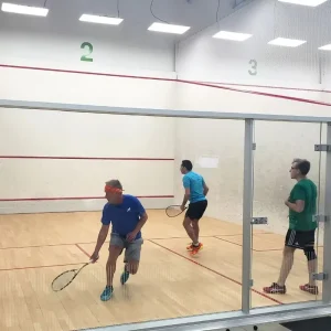 Squash Court Construction With Sport Flooring Wood Floor