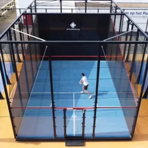 Squash Indoor Single Double Squash Court with Four Vertical Walls Glass 12mm Thickness