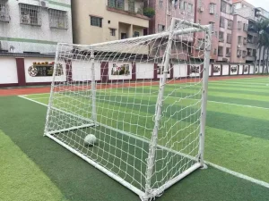 Stable 5-a-Side Soccer Goal Wind Resistant Design Anti Corrosion Frame High Strength School Competitions Community Leagues