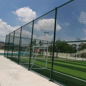 Stadium Court Fence Netting for Sports Courts Basket and Football Fields Trellis and Gates Included