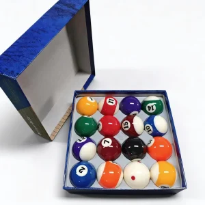 Standard Black 8 Pool Balls with Cue Ball Complete Kit Indoor Sports Game Supplies